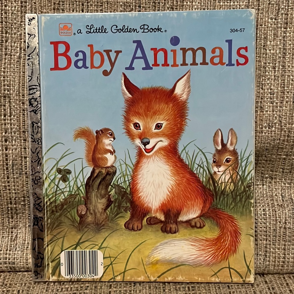 Baby Animals, by Garth Williams, Little Golden Book Vintage 1956